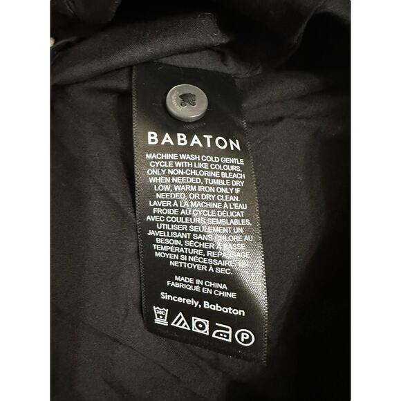 Babaton Savile Poplin mini halter black dress size Medium - Picture 4 of 6